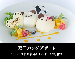 シャオシャオ　レイレイ　双子パンダデザート